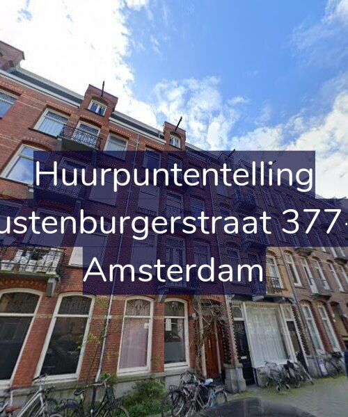 Foto gevel Huurpuntentelling voor Rustenburgerstraat 377-3, Amsterdam