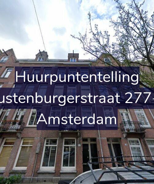 Foto gevel Huurpuntentelling voor Rustenburgerstraat 277-3, Amsterdam