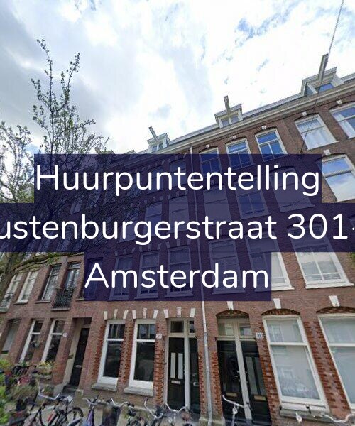 Foto gevel Huurpuntentelling voor Rustenburgerstraat 301-2, Amsterdam