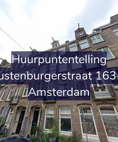 Foto gevel Huurpuntentelling voor Rustenburgerstraat 163-1, Amsterdam