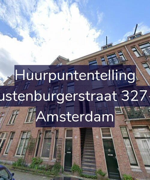 Foto gevel Huurpuntentelling voor Rustenburgerstraat 327-3, Amsterdam