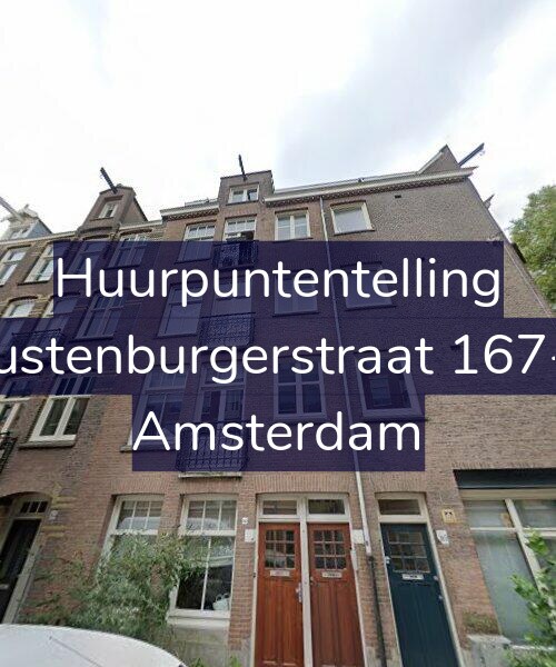 Foto gevel Huurpuntentelling voor Rustenburgerstraat 167-2, Amsterdam