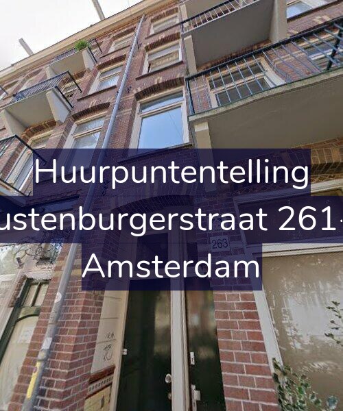 Foto gevel Huurpuntentelling voor Rustenburgerstraat 261-1, Amsterdam