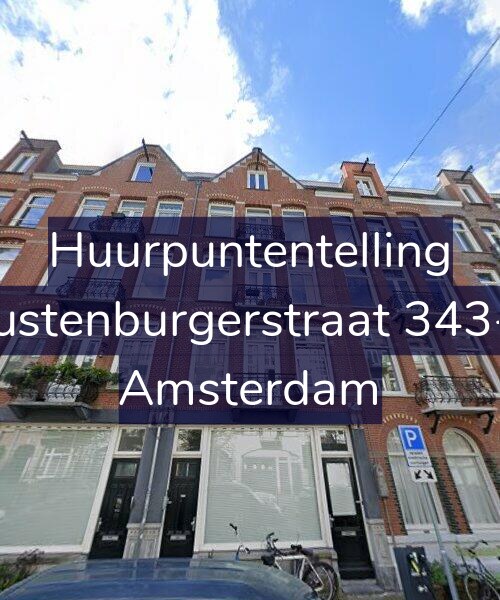 Foto gevel Huurpuntentelling voor Rustenburgerstraat 343-2, Amsterdam