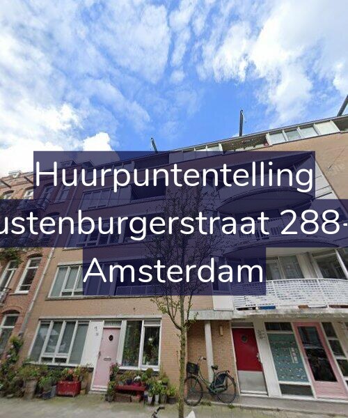 Foto gevel Huurpuntentelling voor Rustenburgerstraat 288-D, Amsterdam