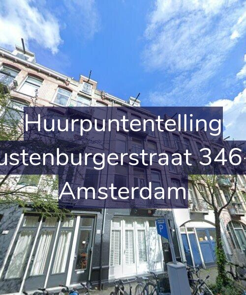 Foto gevel Huurpuntentelling voor Rustenburgerstraat 346-3, Amsterdam
