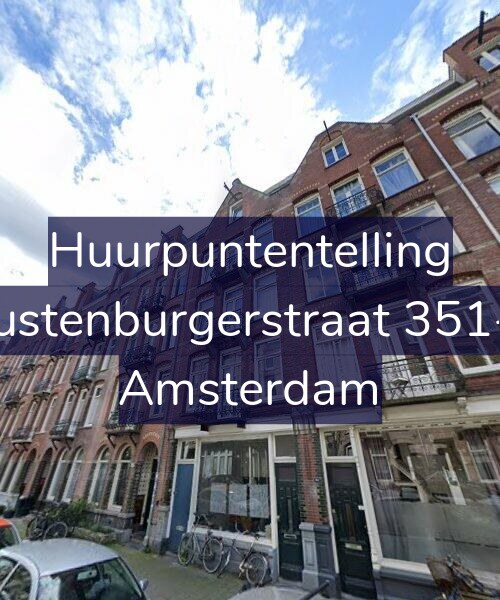 Foto gevel Huurpuntentelling voor Rustenburgerstraat 351-4, Amsterdam