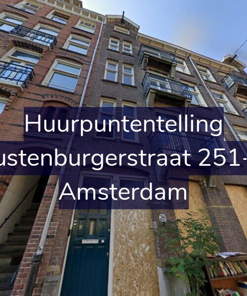Foto gevel Huurpuntentelling voor Rustenburgerstraat 251-H, Amsterdam