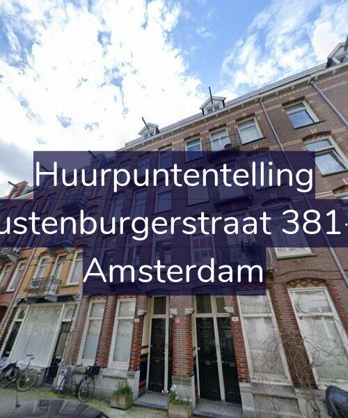 Foto gevel Huurpuntentelling voor Rustenburgerstraat 381-3, Amsterdam