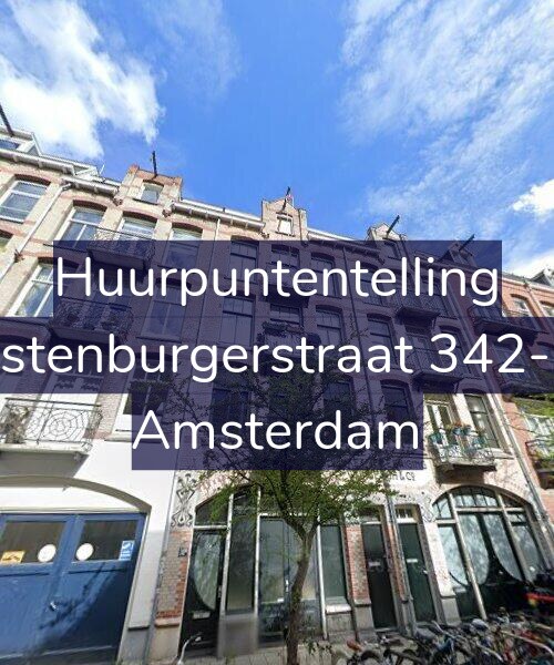 Foto gevel Huurpuntentelling voor Rustenburgerstraat 342-1B, Amsterdam