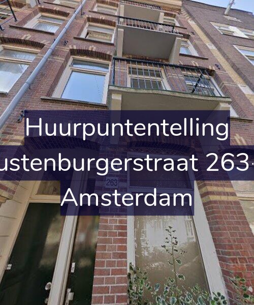 Foto gevel Huurpuntentelling voor Rustenburgerstraat 263-3, Amsterdam