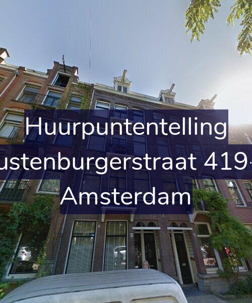 Foto gevel Huurpuntentelling voor Rustenburgerstraat 419-2, Amsterdam