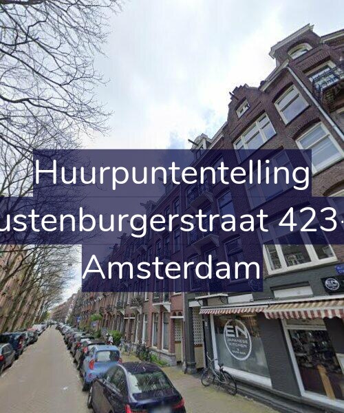 Foto gevel Huurpuntentelling voor Rustenburgerstraat 423-2, Amsterdam