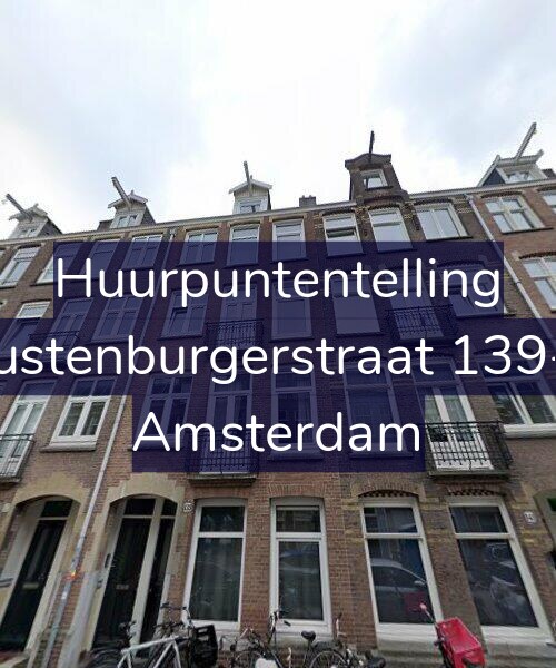 Foto gevel Huurpuntentelling voor Rustenburgerstraat 139-4, Amsterdam