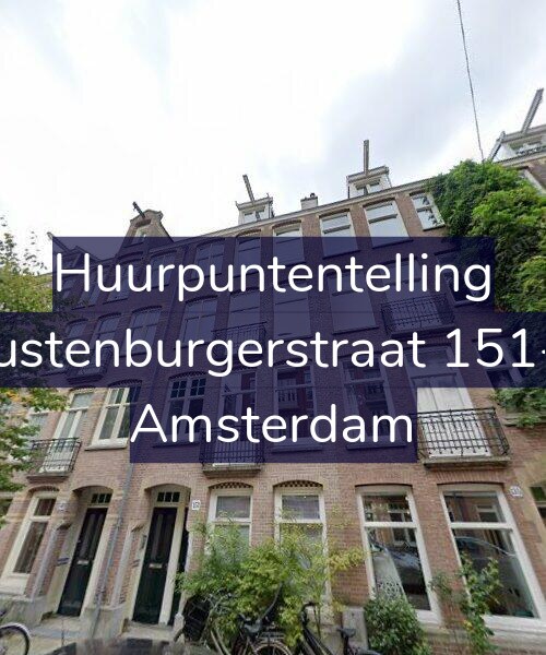 Foto gevel Huurpuntentelling voor Rustenburgerstraat 151-3, Amsterdam