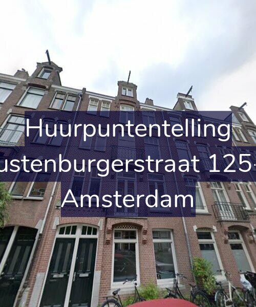 Foto gevel Huurpuntentelling voor Rustenburgerstraat 125-4, Amsterdam