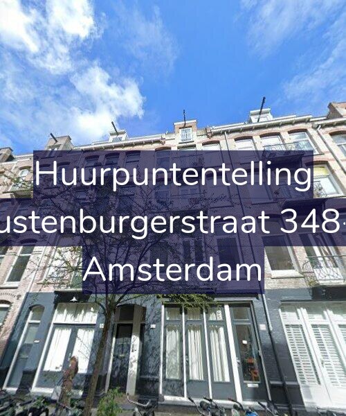 Foto gevel Huurpuntentelling voor Rustenburgerstraat 348-3, Amsterdam