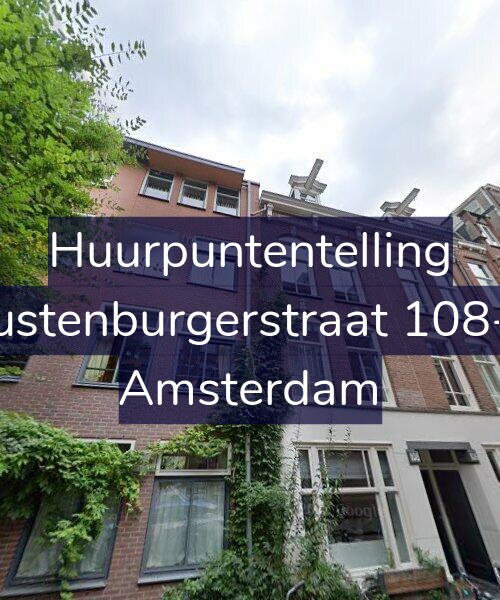 Foto gevel Huurpuntentelling voor Rustenburgerstraat 108-C, Amsterdam