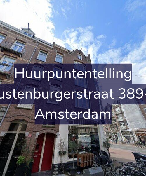 Foto gevel Huurpuntentelling voor Rustenburgerstraat 389-2, Amsterdam