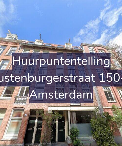 Foto gevel Huurpuntentelling voor Rustenburgerstraat 150-4, Amsterdam