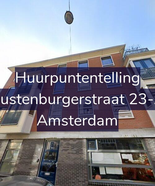 Foto gevel Huurpuntentelling voor Rustenburgerstraat 23-A, Amsterdam