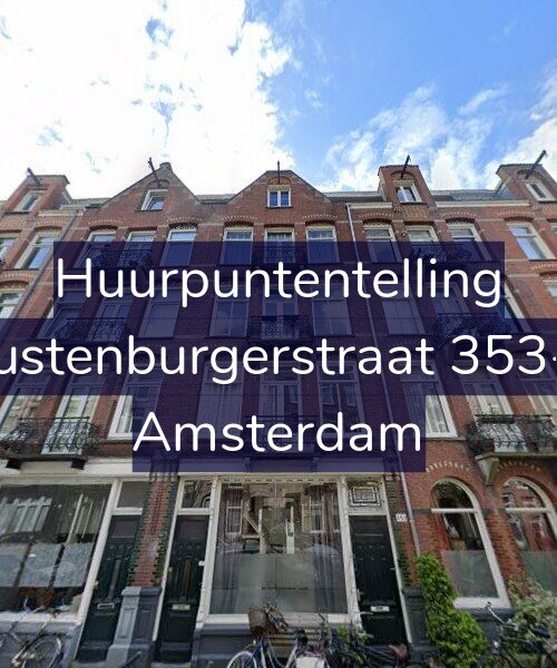 Foto gevel Huurpuntentelling voor Rustenburgerstraat 353-1, Amsterdam