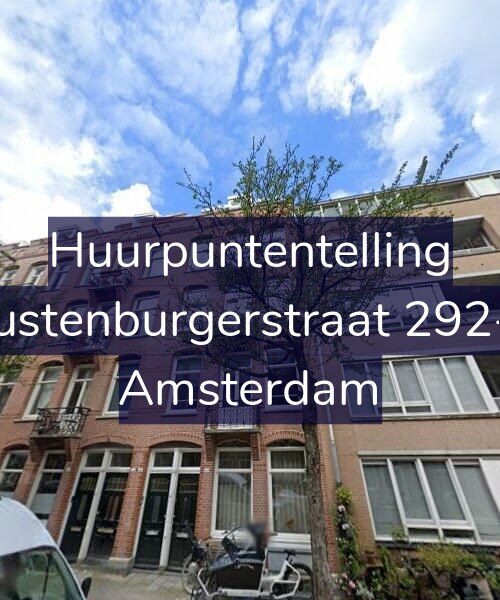 Foto gevel Huurpuntentelling voor Rustenburgerstraat 292-2, Amsterdam