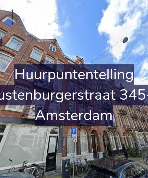 Foto gevel Huurpuntentelling voor Rustenburgerstraat 345-3, Amsterdam