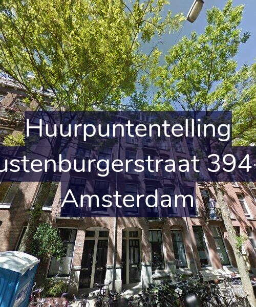Foto gevel Huurpuntentelling voor Rustenburgerstraat 394-4, Amsterdam