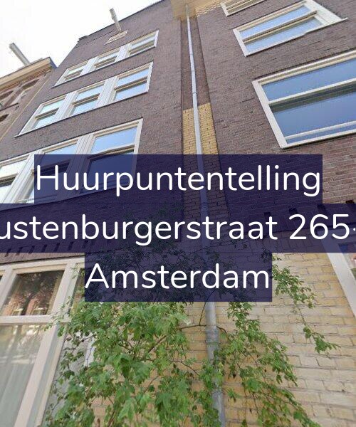Foto gevel Huurpuntentelling voor Rustenburgerstraat 265-2, Amsterdam
