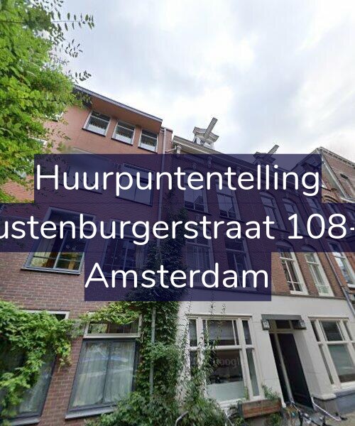 Foto gevel Huurpuntentelling voor Rustenburgerstraat 108-A, Amsterdam