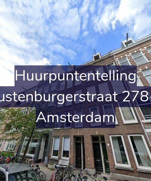 Foto gevel Huurpuntentelling voor Rustenburgerstraat 278-2, Amsterdam