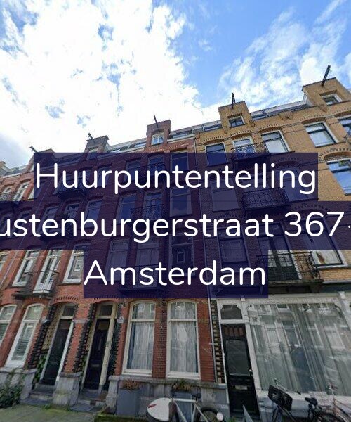 Foto gevel Huurpuntentelling voor Rustenburgerstraat 367-3, Amsterdam