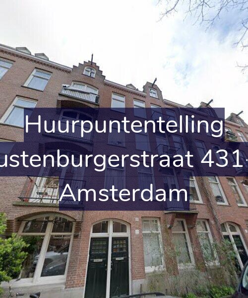 Foto gevel Huurpuntentelling voor Rustenburgerstraat 431-4, Amsterdam