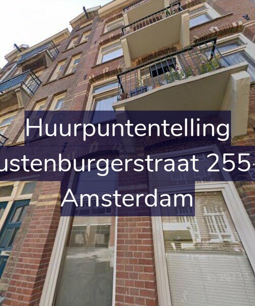 Foto gevel Huurpuntentelling voor Rustenburgerstraat 255-3, Amsterdam
