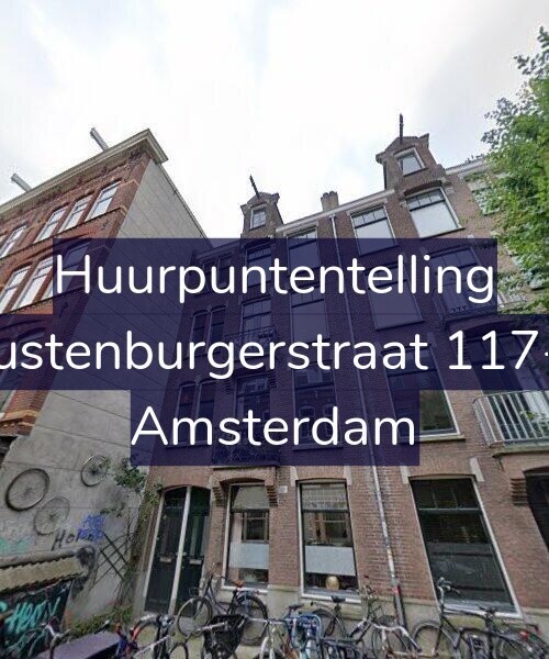 Foto gevel Huurpuntentelling voor Rustenburgerstraat 117-2, Amsterdam