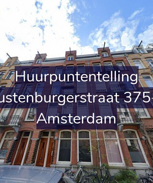Foto gevel Huurpuntentelling voor Rustenburgerstraat 375-3, Amsterdam