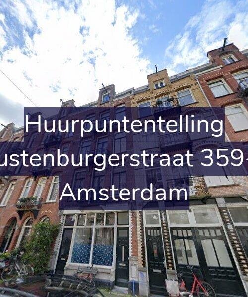 Foto gevel Huurpuntentelling voor Rustenburgerstraat 359-2, Amsterdam