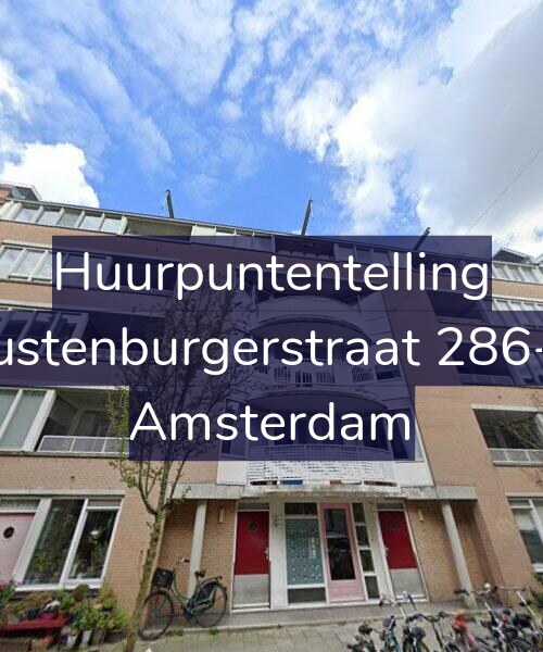 Foto gevel Huurpuntentelling voor Rustenburgerstraat 286-D, Amsterdam