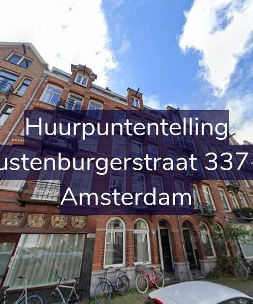 Foto gevel Huurpuntentelling voor Rustenburgerstraat 337-3, Amsterdam