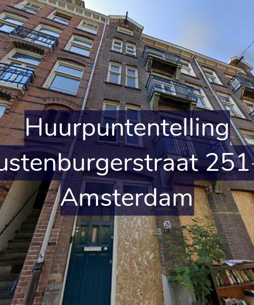 Foto gevel Huurpuntentelling voor Rustenburgerstraat 251-2, Amsterdam