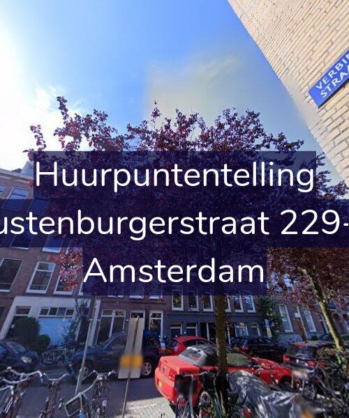 Foto gevel Huurpuntentelling voor Rustenburgerstraat 229-H, Amsterdam
