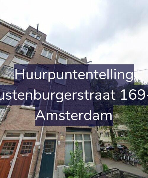 Foto gevel Huurpuntentelling voor Rustenburgerstraat 169-2, Amsterdam