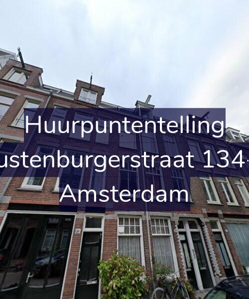 Foto gevel Huurpuntentelling voor Rustenburgerstraat 134-1, Amsterdam