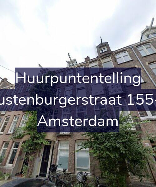 Foto gevel Huurpuntentelling voor Rustenburgerstraat 155-1, Amsterdam