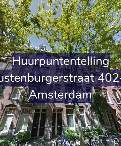 Foto gevel Huurpuntentelling voor Rustenburgerstraat 402-2, Amsterdam