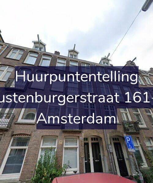 Foto gevel Huurpuntentelling voor Rustenburgerstraat 161-1, Amsterdam