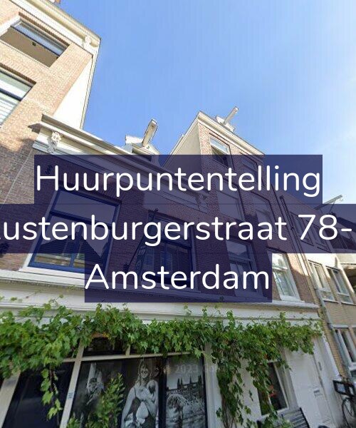 Foto gevel Huurpuntentelling voor Rustenburgerstraat 78-B, Amsterdam