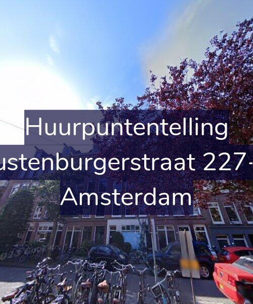 Foto gevel Huurpuntentelling voor Rustenburgerstraat 227-H, Amsterdam