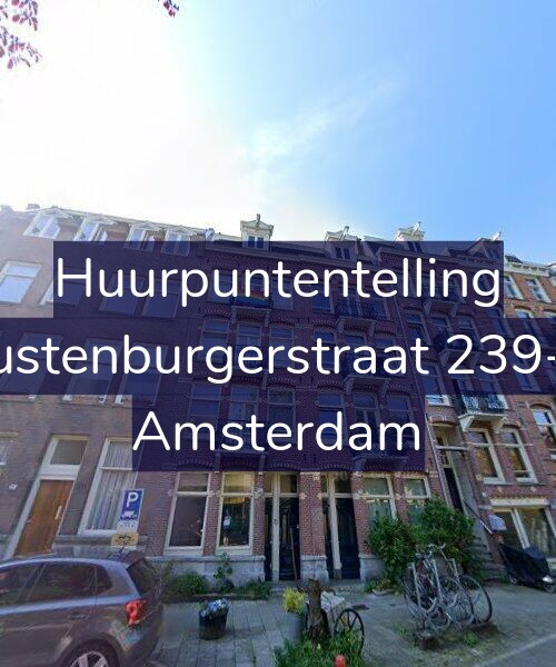 Foto gevel Huurpuntentelling voor Rustenburgerstraat 239-H, Amsterdam
